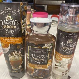 Vanilla mocha cafe set